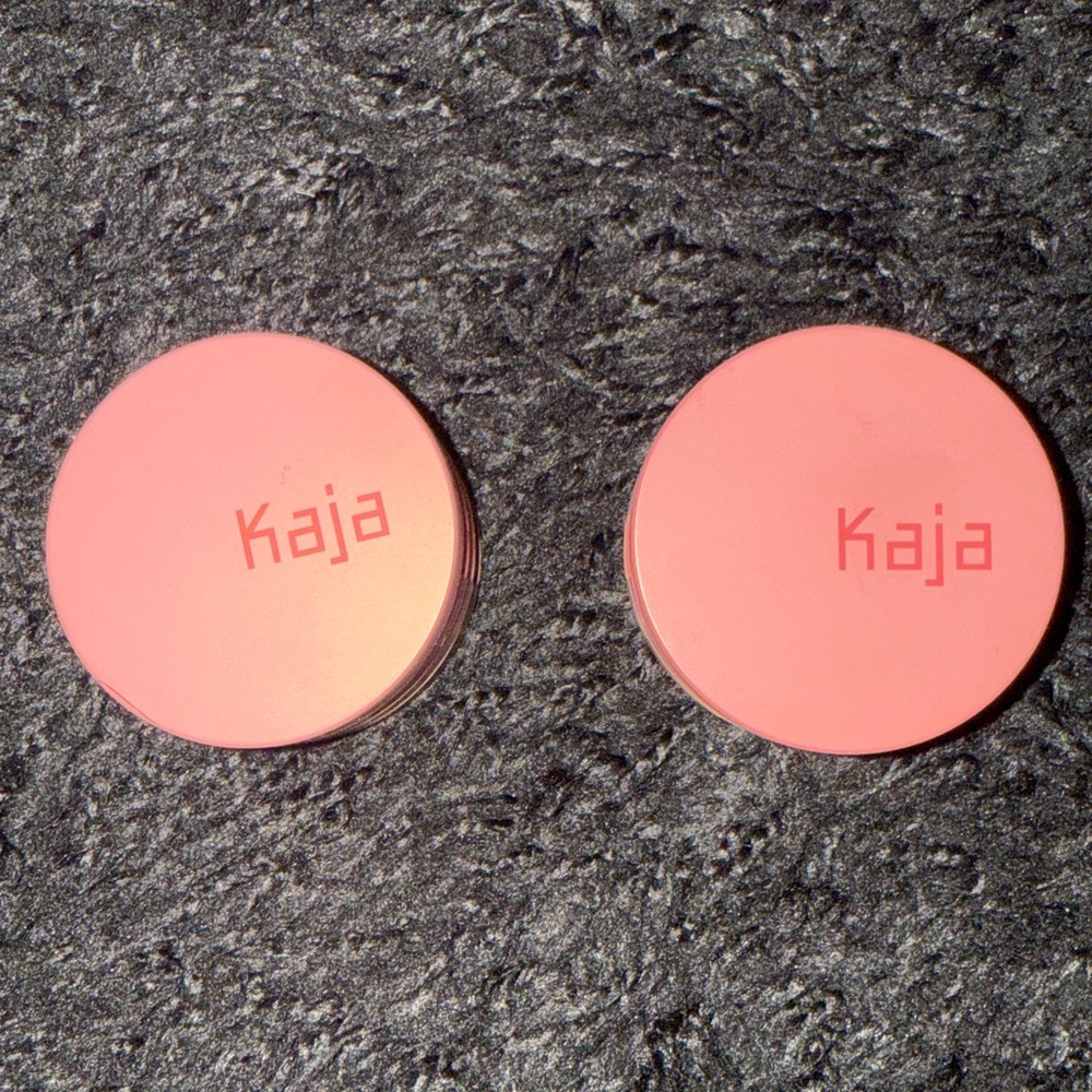 Kaja Pink Makeup Compacts x 2 used in excellent condition see pics